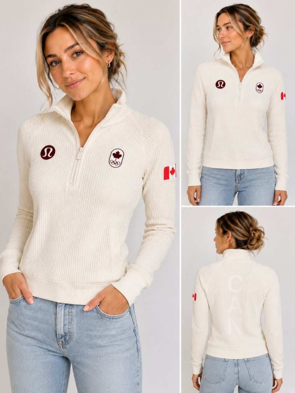 Lululemon Team Canada Olympic Half-Zip Pullover | NWOT, athleisure, quiet luxury